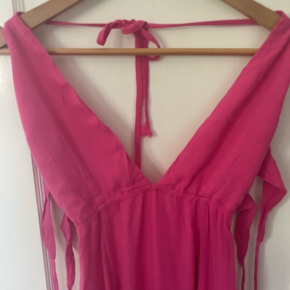 New Superdown Arina Maxi Dress in Pink XS - Picture 4 of 5
